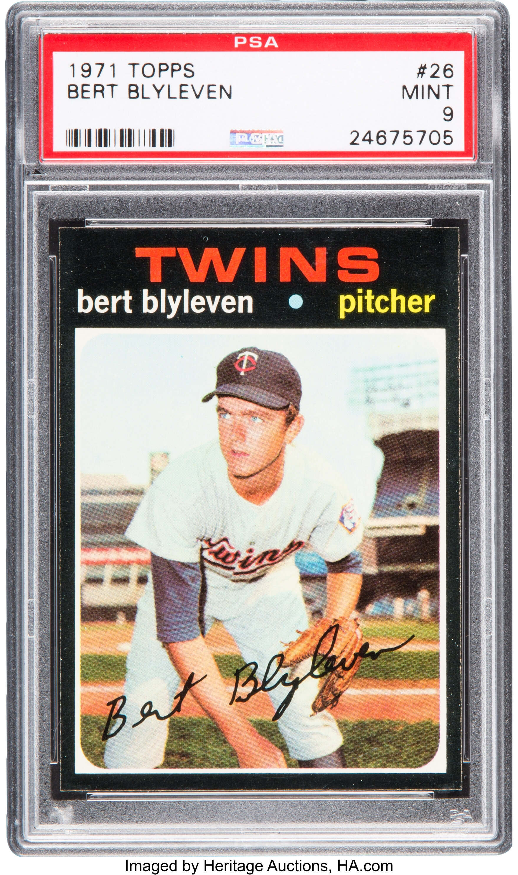 Bert Blyleven 1971 Topps #26 Card