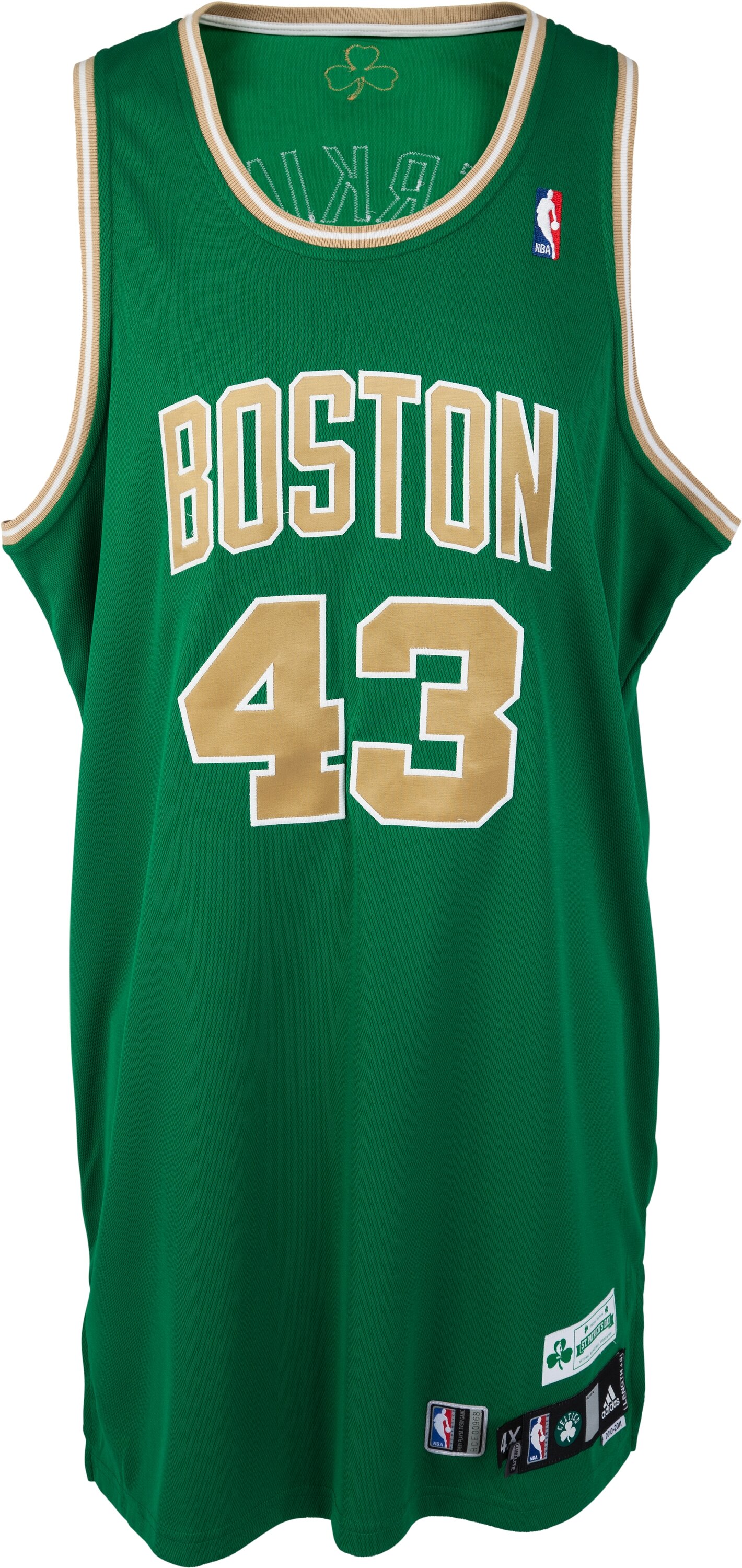 2010 Kendrick Perkins NBA Finals Game Worn Boston Celtics Jersey,, Lot  #59724