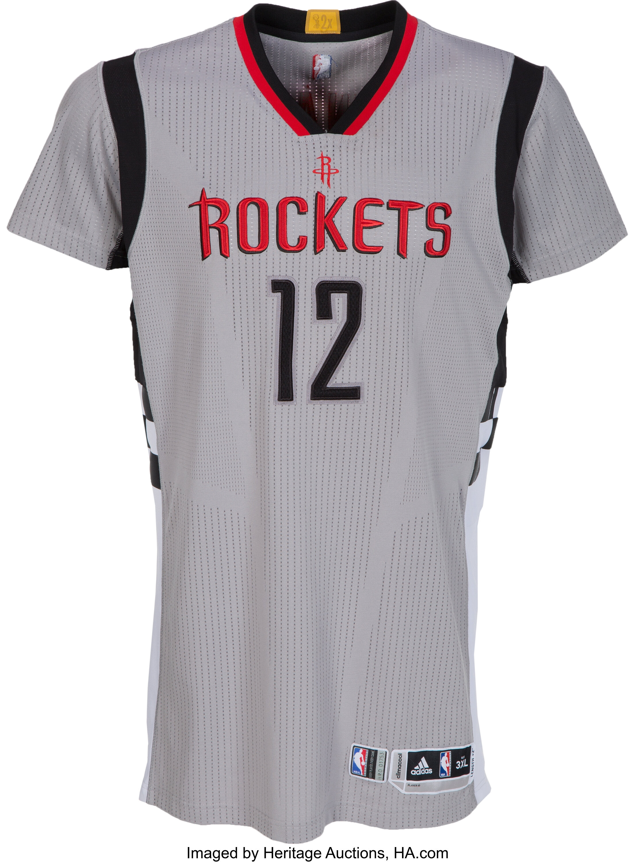 2015-16 Dwight Howard Game Worn, Unwashed Houston Rockets
