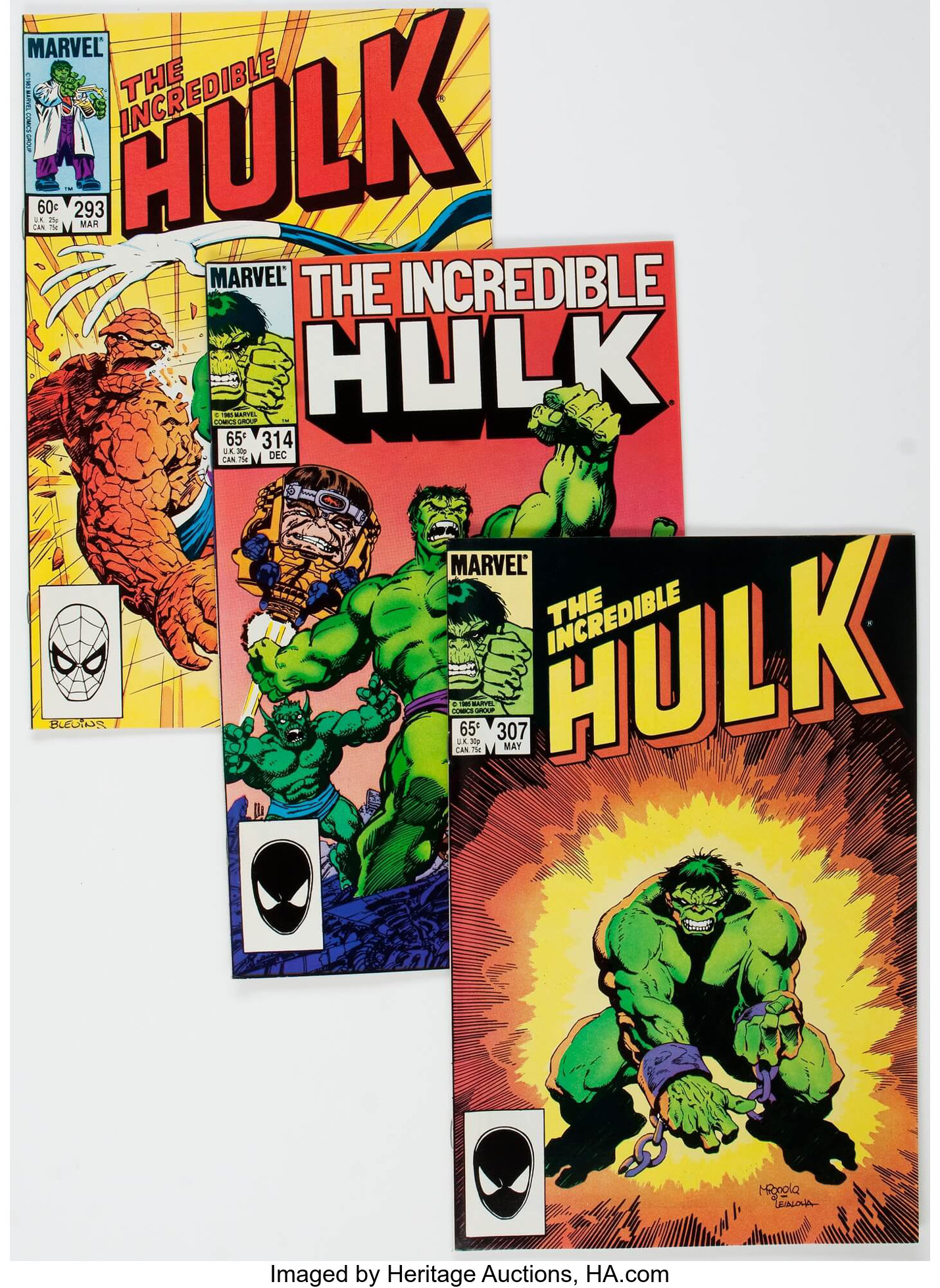 The Incredible Hulk Box Lot Marvel 19 86 Condition Average Lot Heritage Auctions