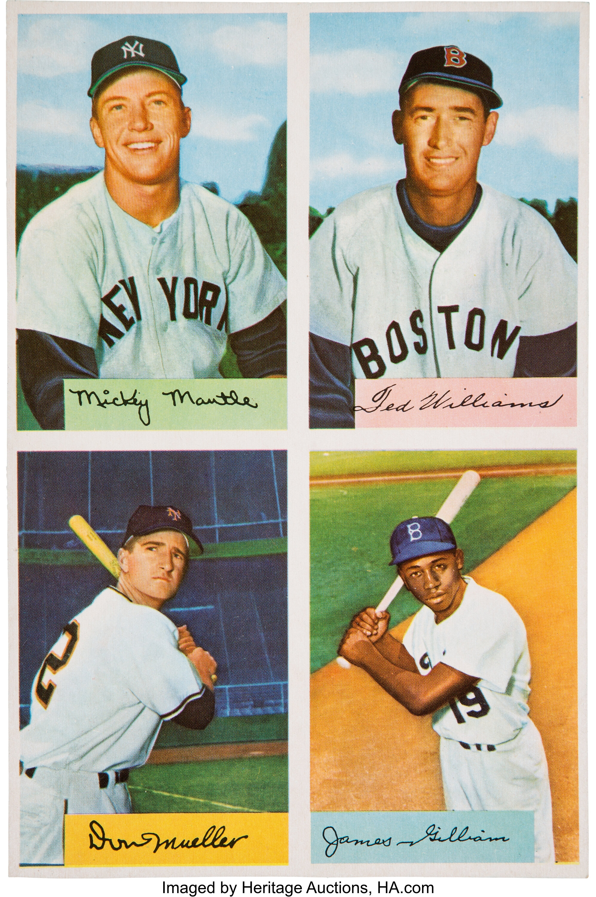 1954 Bowman Ted Williams