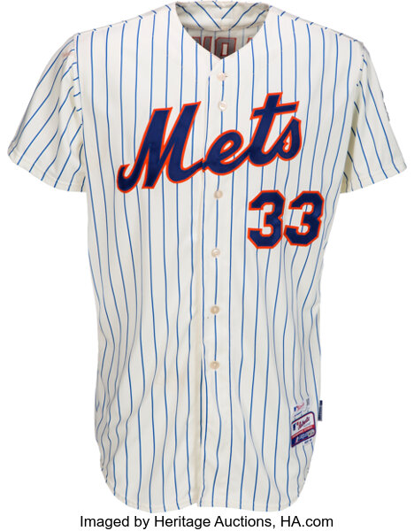 Lot Detail - 2013 Matt Harvey Game Worn New York Mets Los Mets Orange  Alternate Jersey (MLB Authenticated)