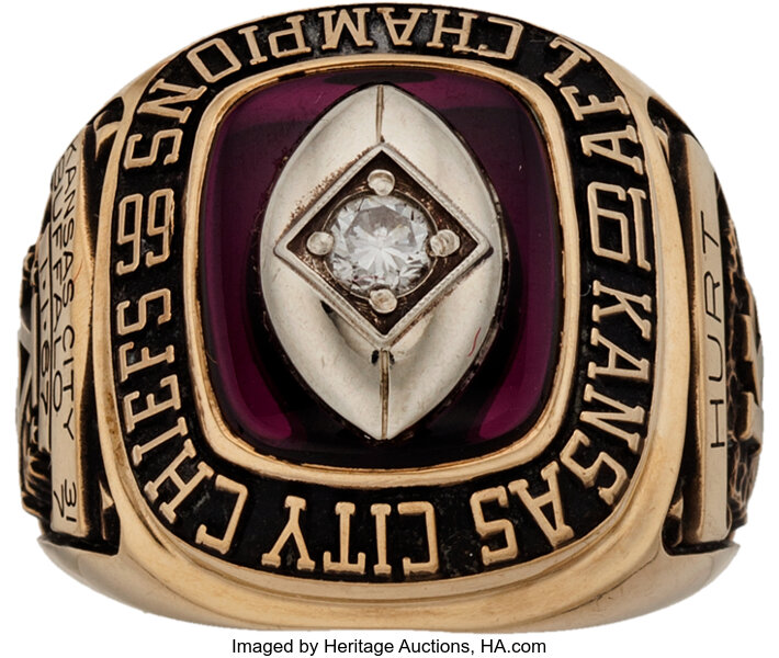 1966 Kansas City Chiefs AFL Championship Ring (Super Bowl I)