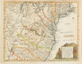 Colonial America: 1754 Hand-Colored Map.... Miscellaneous Maps | Lot ...