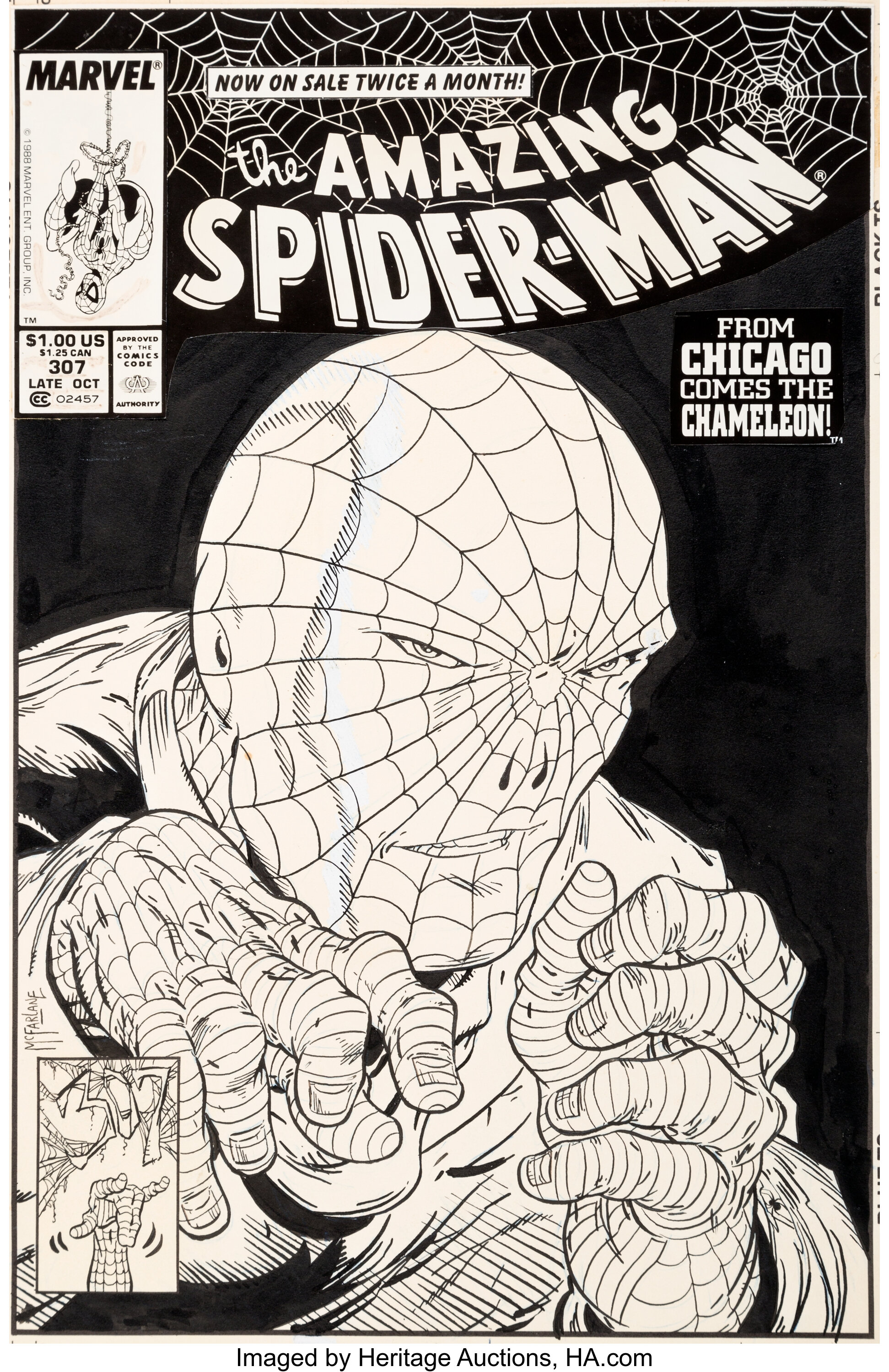 Amazing Spider-Man #321 Cover Art by Todd McFarlane  Comic Books - Copper  Age, Marvel, Spider-Man, Superhero / HipComic