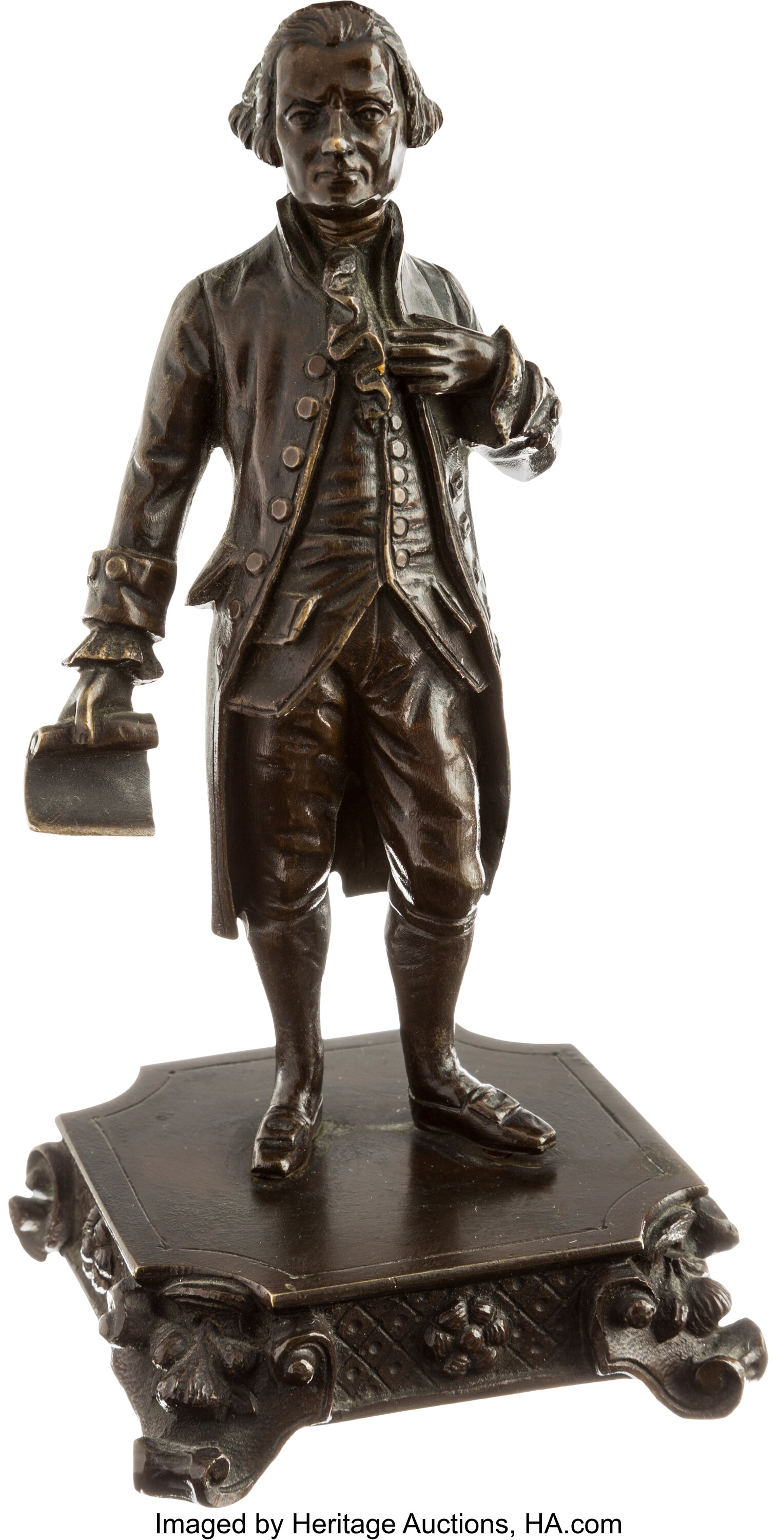 Thomas Jefferson Desk Bronze Political 3d Other Display