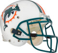 1991 Dan Marino Game Worn, Signed Miami Dolphins Helmet., Lot #81044