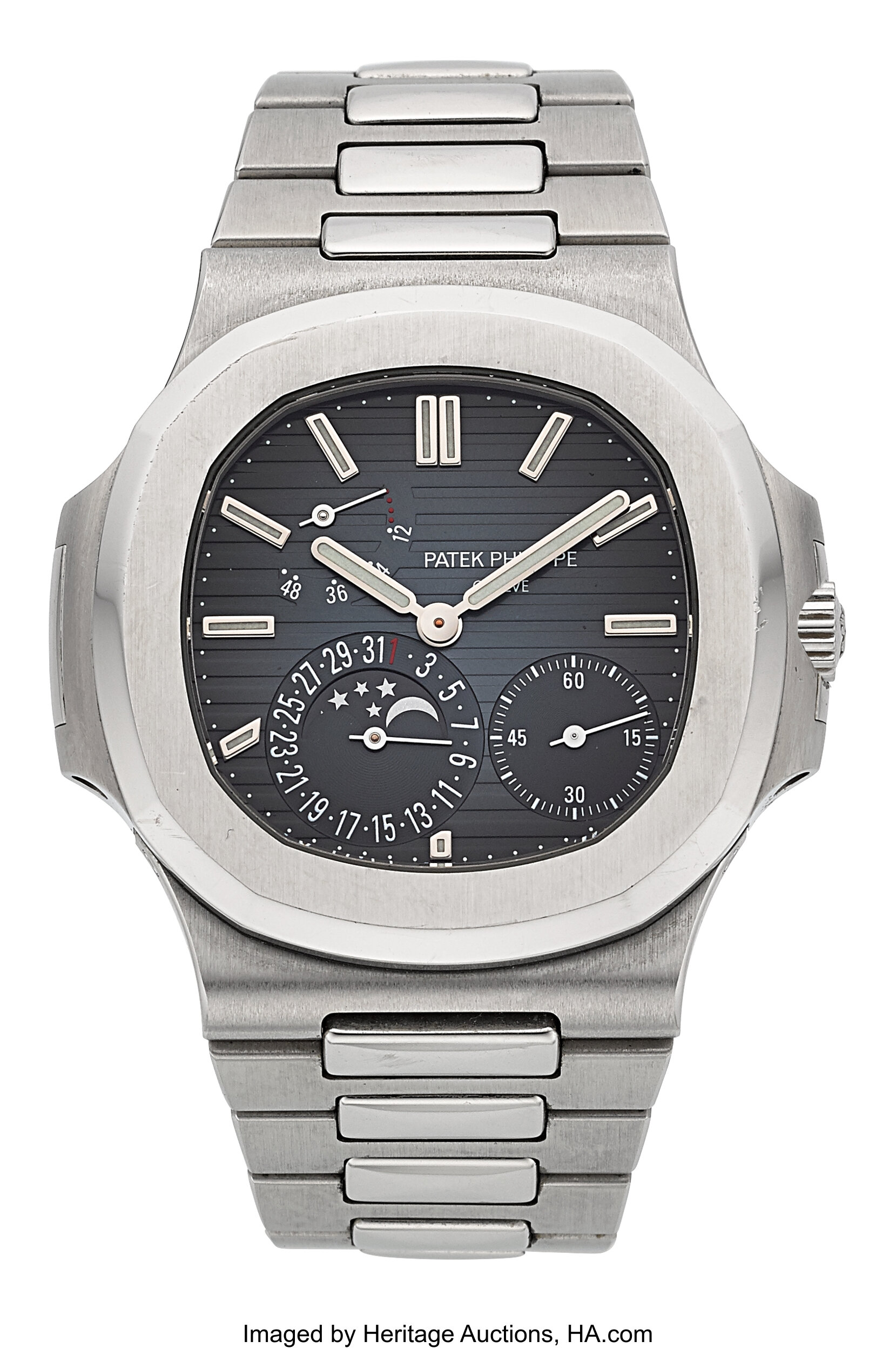 Patek Philippe Nautilus Ref. 5712/1A-001 With Date, Moon Phases & | Lot ...