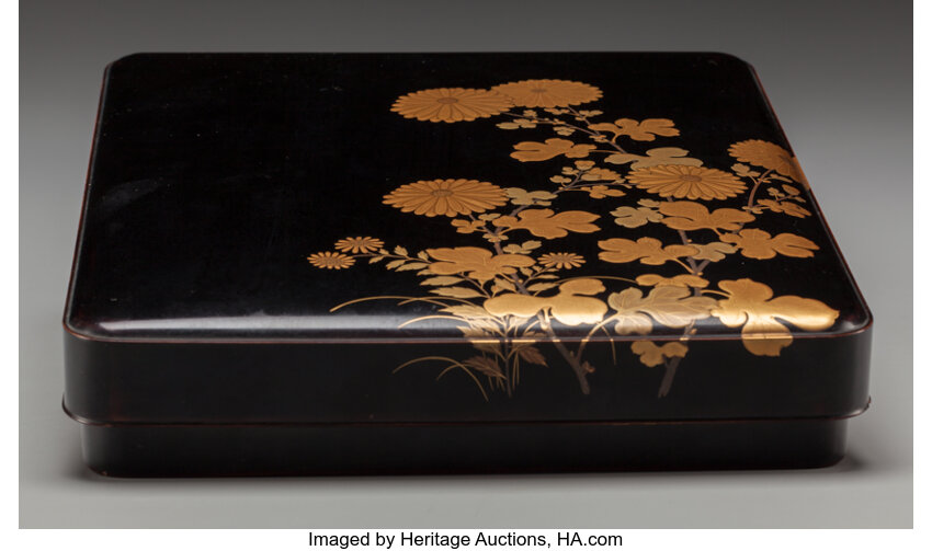 Sold at Auction: Set of Japanese Lacquer Document Boxes