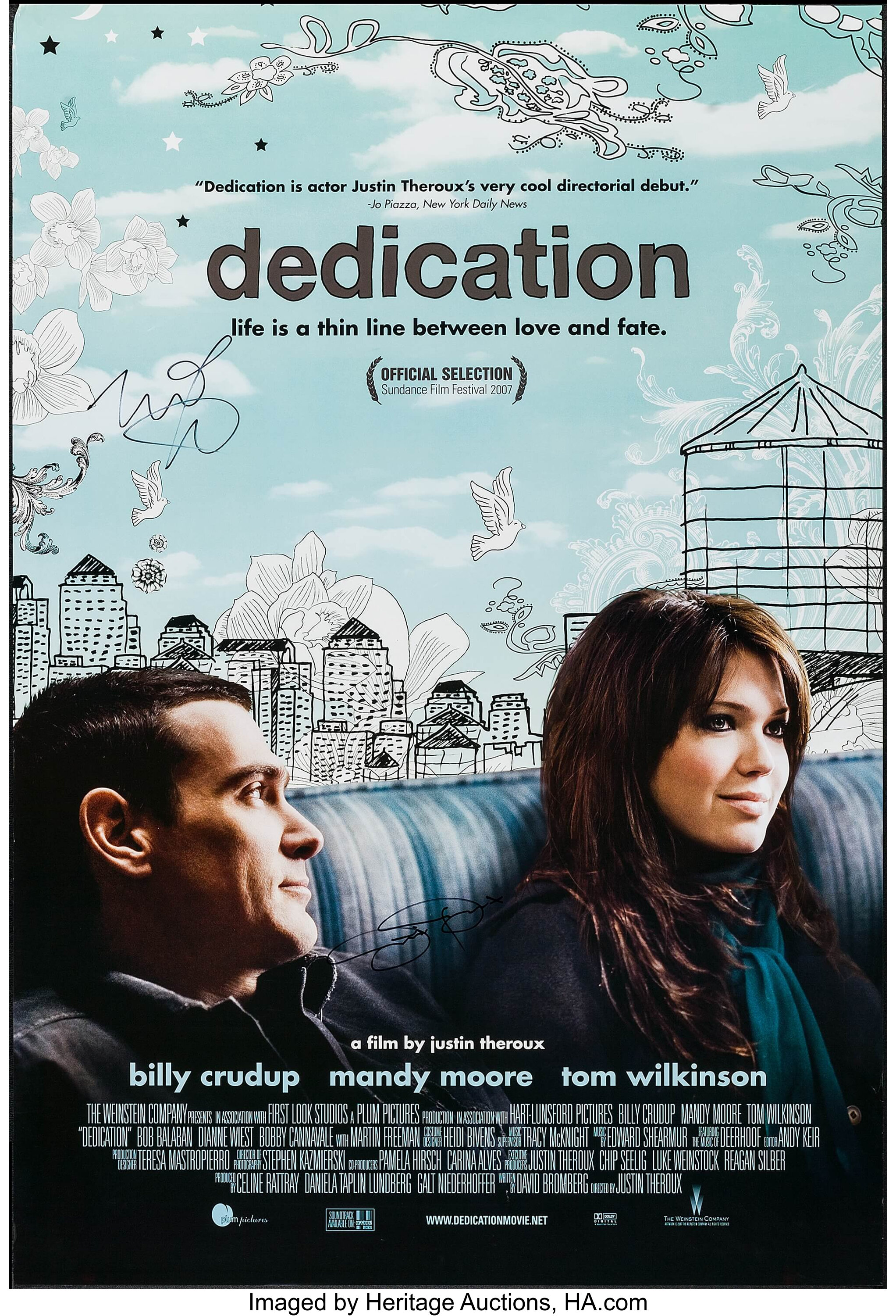 dedication poster