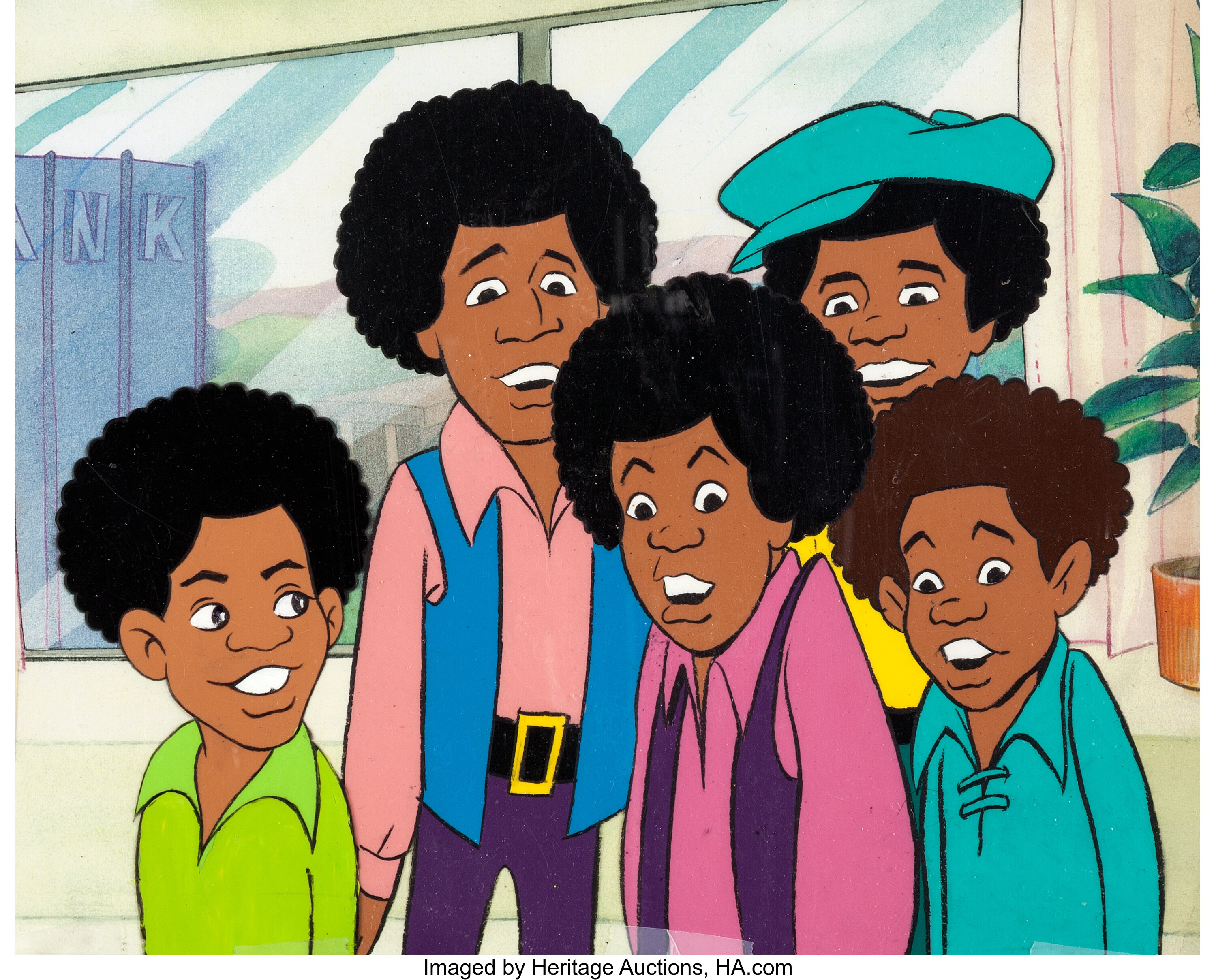 The Jackson 5ive Production Cel (Rankin-Bass, 1972).... Animation | Lot ...