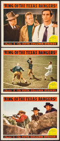 King of the Texas Rangers (Republic, 1941). Lobby Cards (3) (11