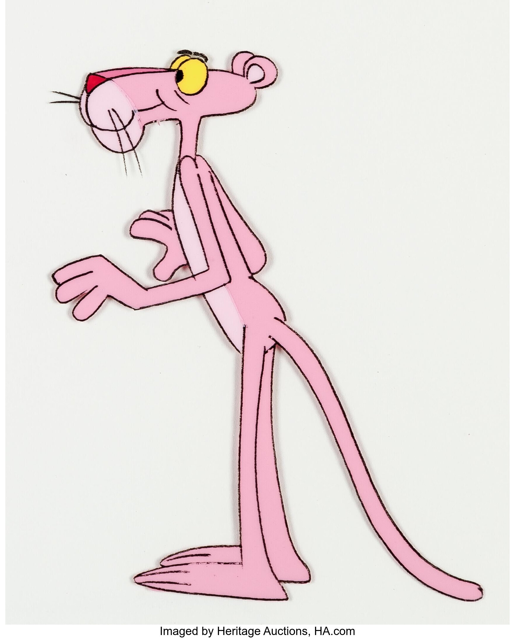 The Pink Panther Production Cel (DePatie-Freleng, 1970s). ... | Lot ...