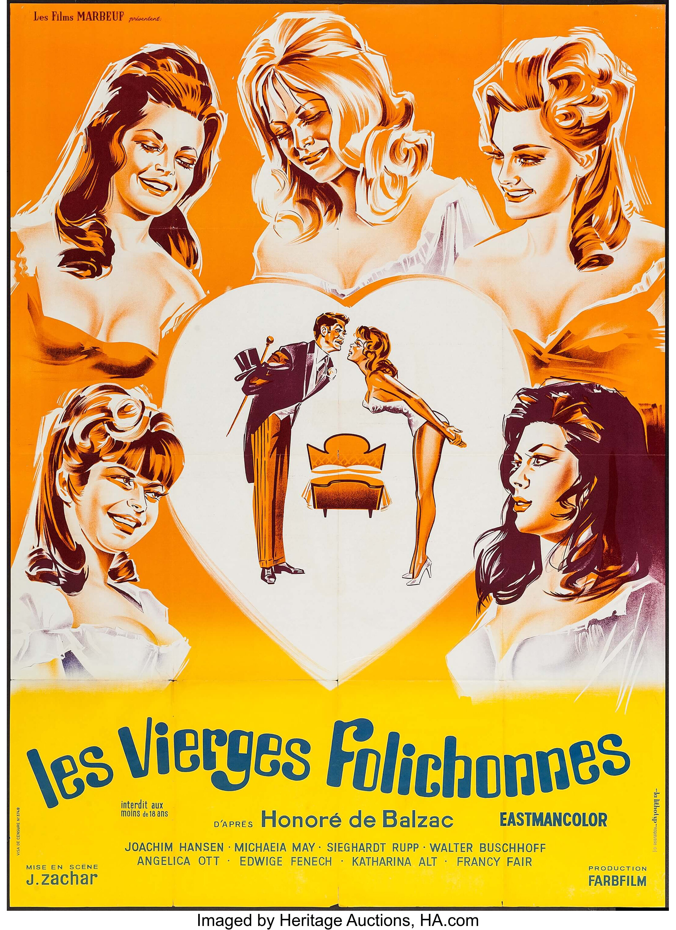 Brazen Women of Balzac (Les films Marbeuf, 1970). French Grande | Lot  #52057 | Heritage Auctions