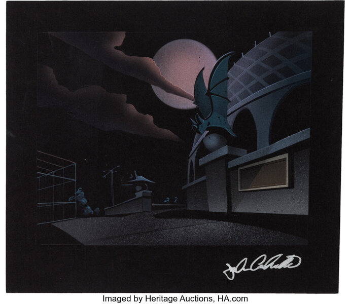 Batman: The Animated Series Pre-Production Background Concept | Lot #96037  | Heritage Auctions