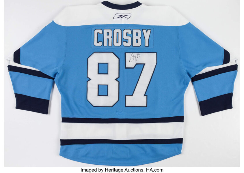 Sidney CROSBY Signed Pittsburgh Penguins 2008 Winter Classic Jersey
