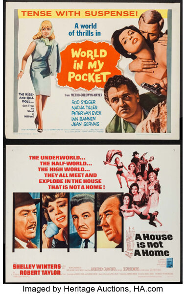 World In My Pocket Others Lot Mgm 1962 Half Sheets 13 22 Lot Heritage Auctions