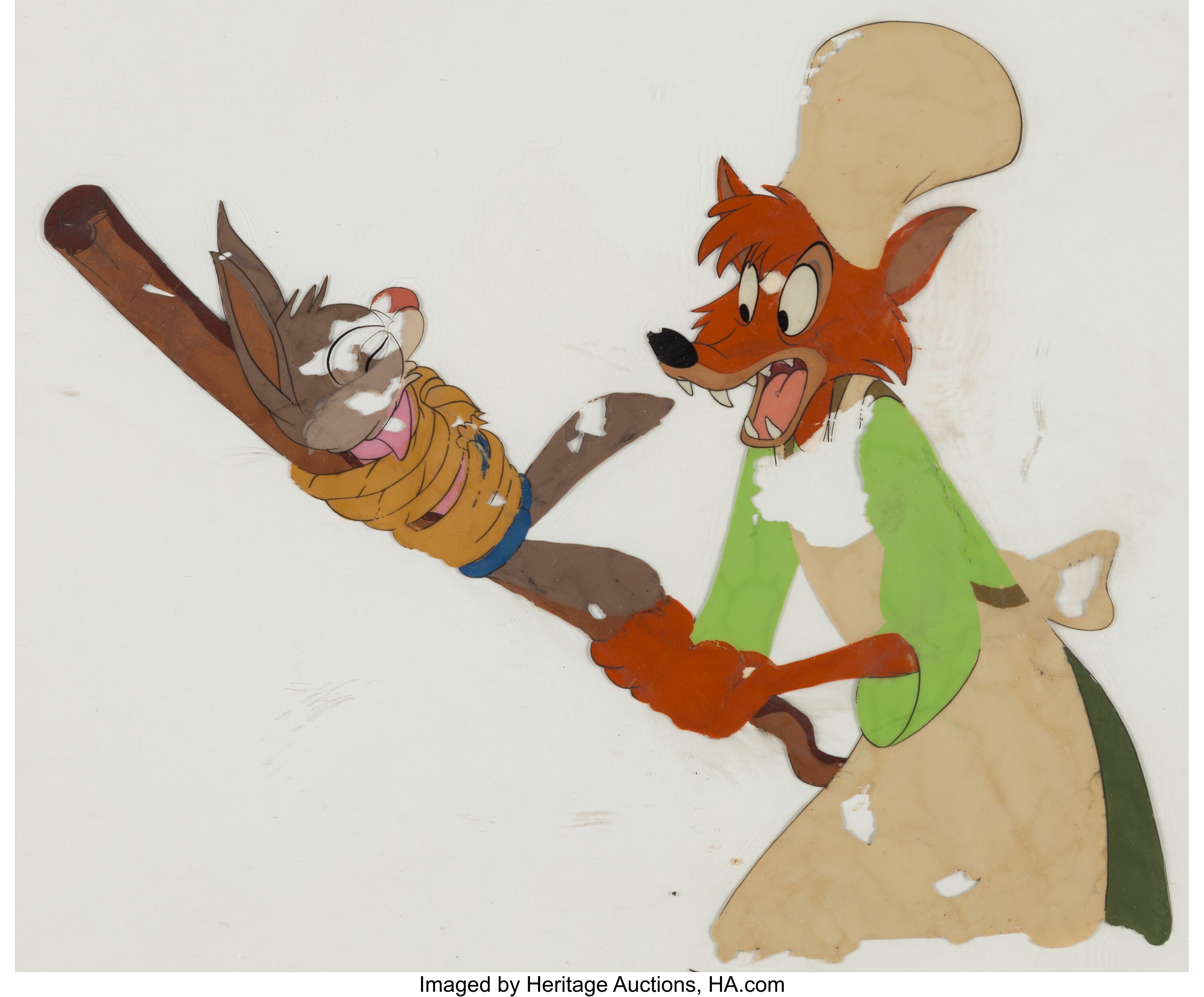 Song Of The South Br Er Rabbit And Br Er Fox Production Cel Walt Lot Heritage Auctions