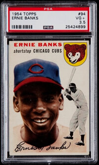 1965 Topps #510 Ernie Banks SGC 5.5 EX+ Cubs Graded Baseball Card