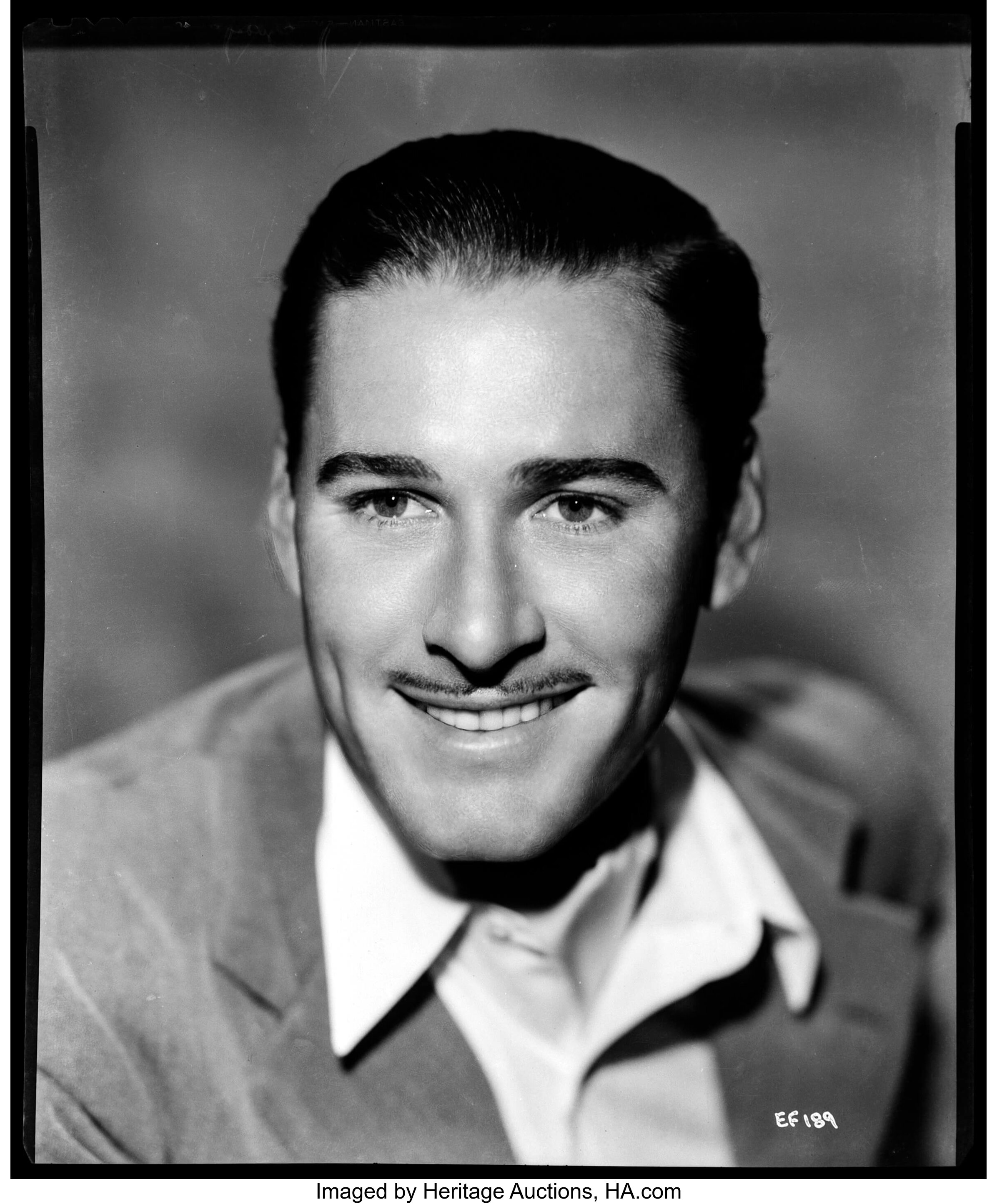 Errol Flynn (Warner Brothers, 1938). Eastman Kodak Safety Negative ...