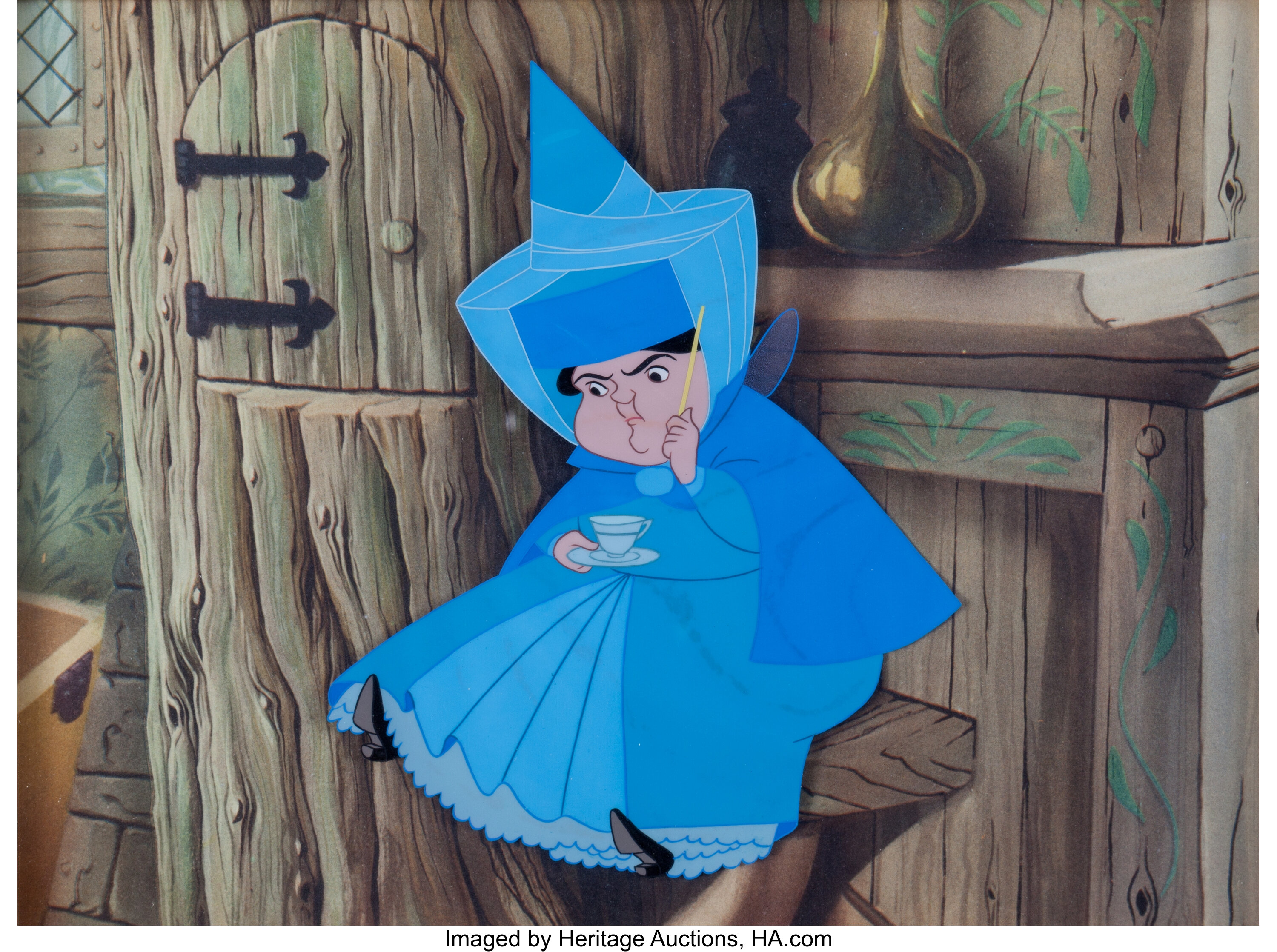 Sleeping Beauty Merryweather Production Cel Walt Disney 1959 Lot 97123 Heritage Auctions 