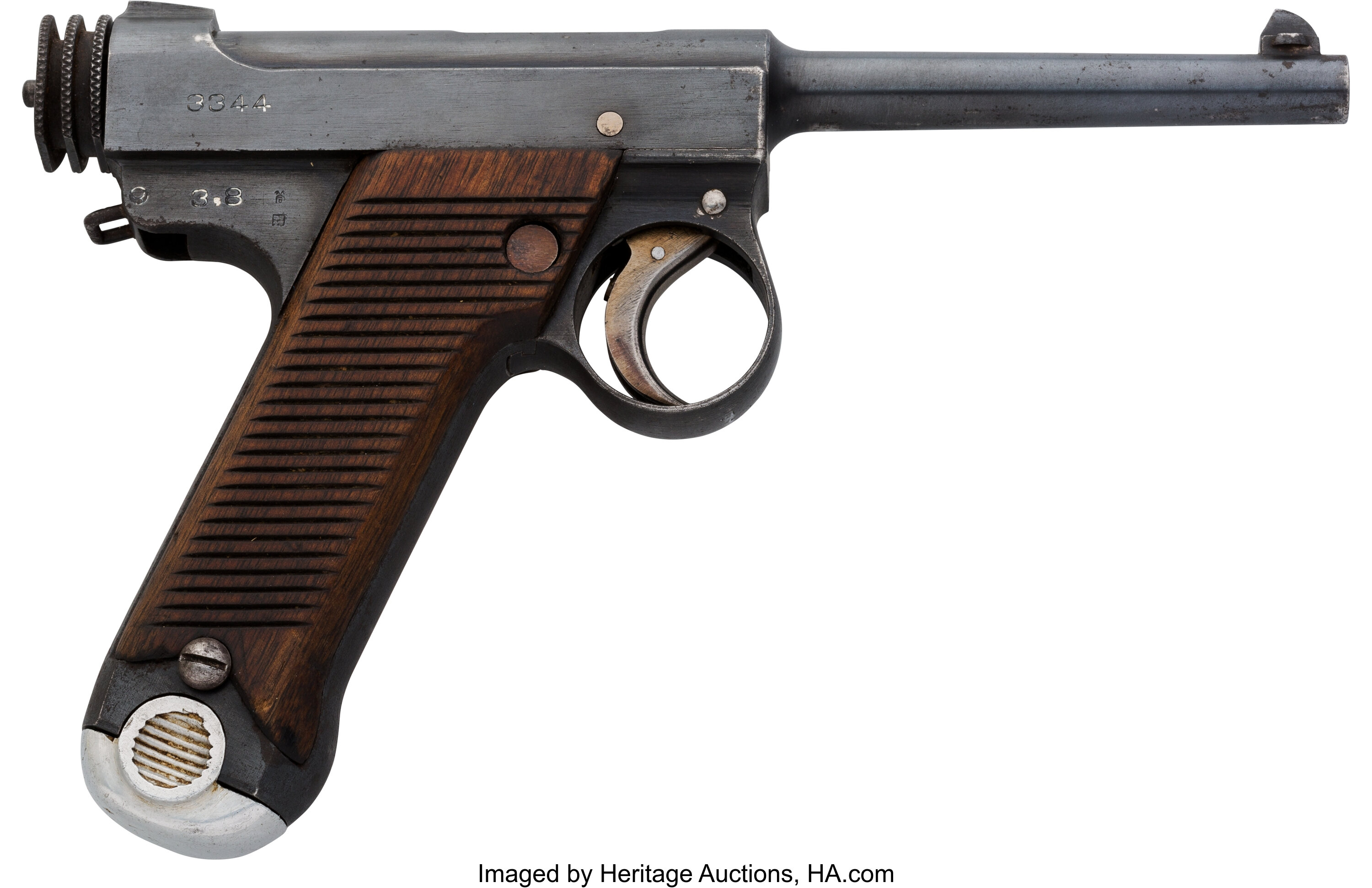 Japanese Type 14 Nambu Semi-Automatic Pistol.... Handguns | Lot #40424 ...