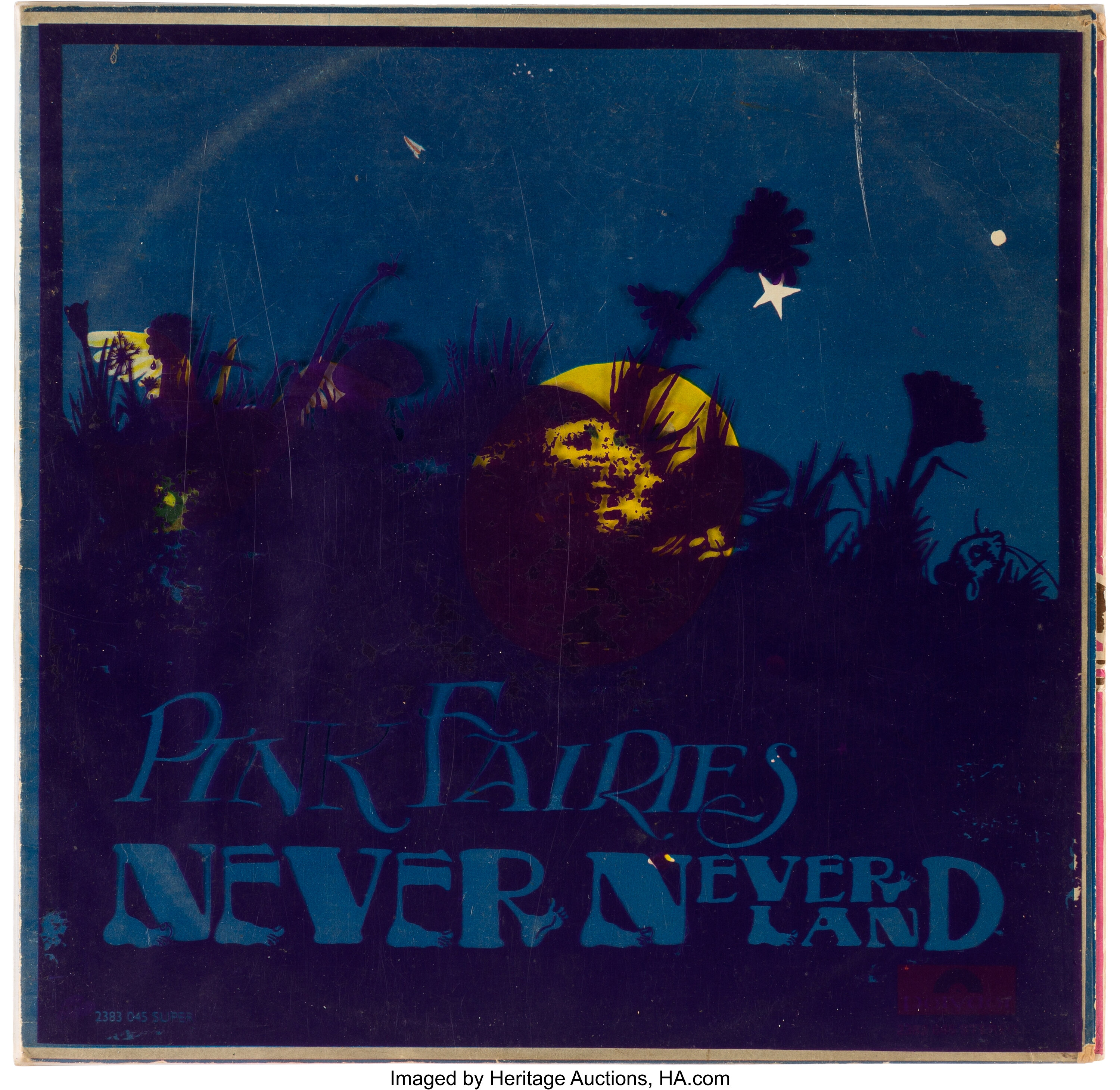 Pink Fairies Never Never Land Stereo LP (UK - Polydor 2383 045