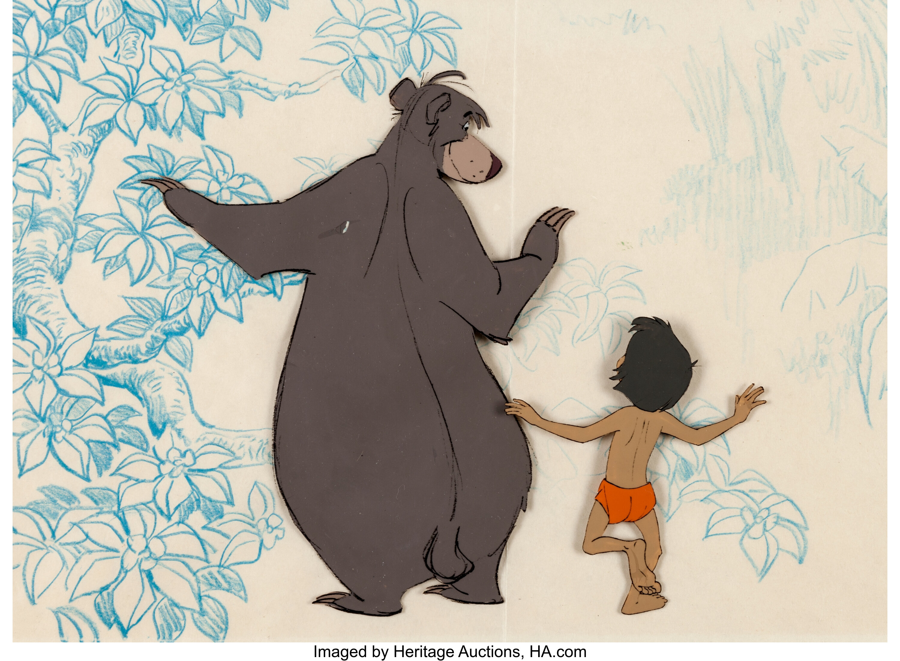 jungle book baloo drawing