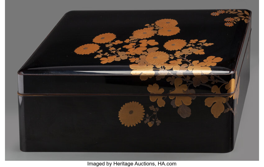 Sold at Auction: Set of Japanese Lacquer Document Boxes