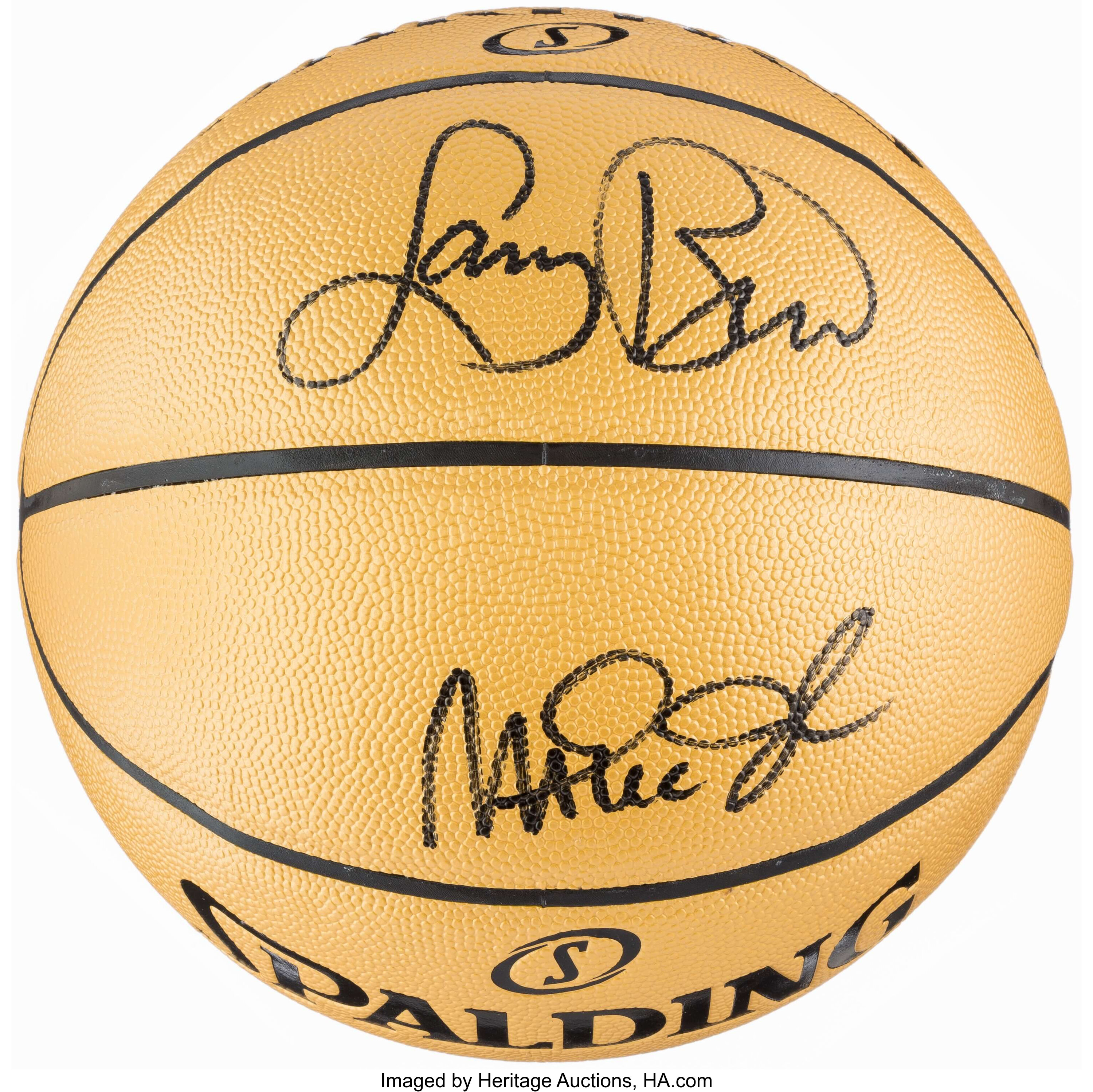 Sold at Auction: Magic Johnson Signed NBA Game Ball Series