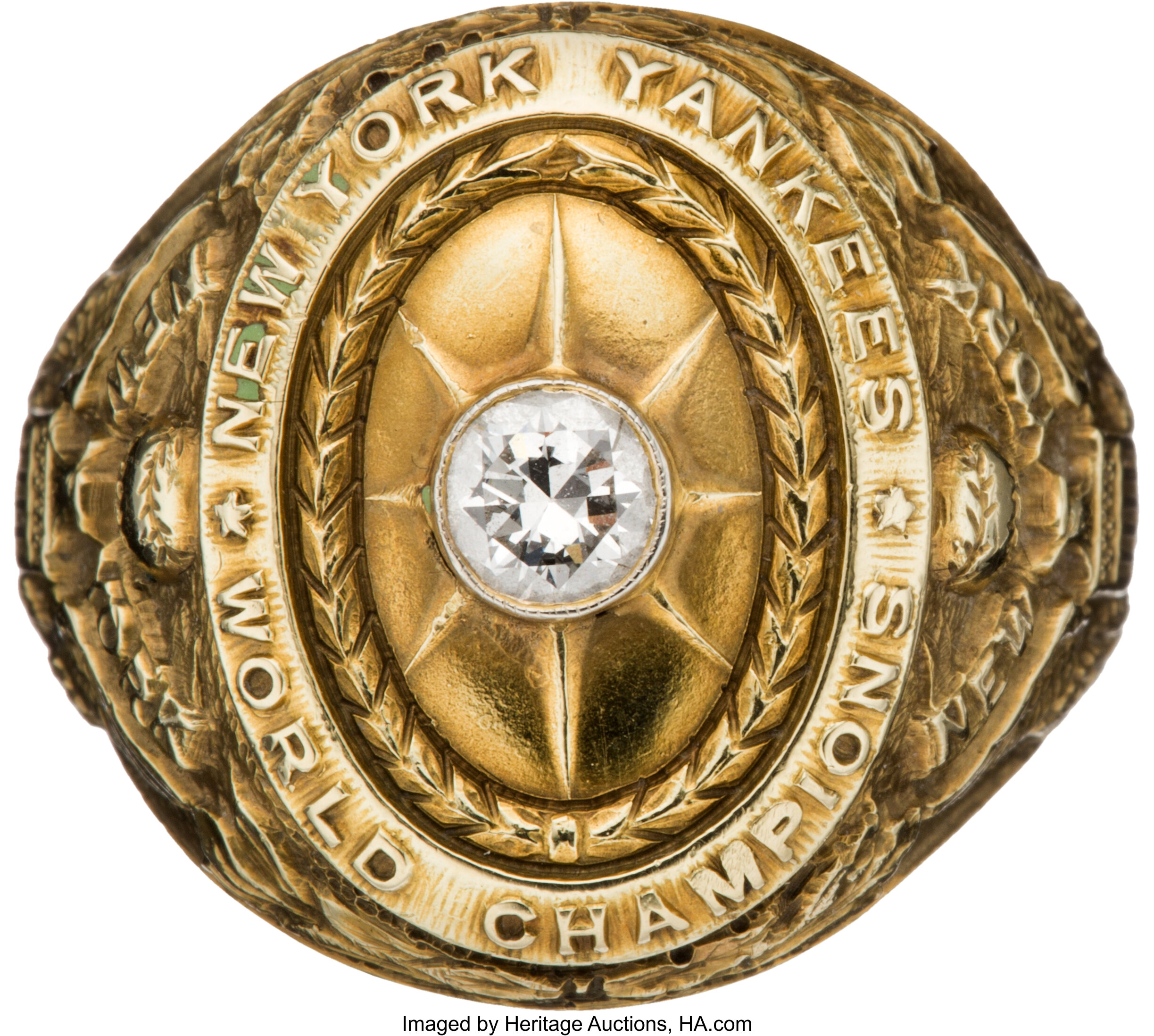 1927 New York Yankees World Championship Ring Presented to Herb
