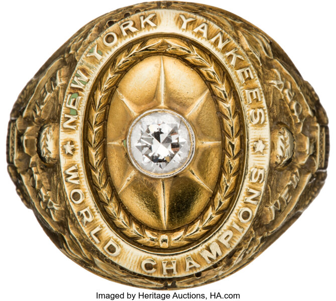 1956 New York Yankees World Series Ring Auction Sells at $19,000