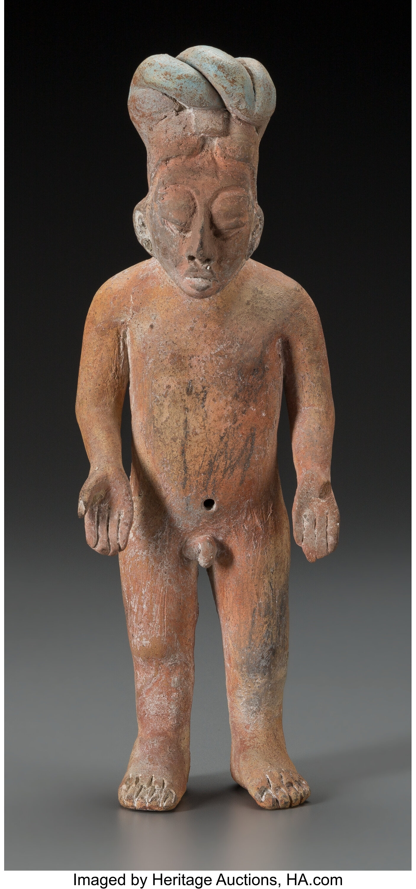 A Jaina Male Figure . c. 600 - 800 AD... Ceramics & Porcelain | Lot ...