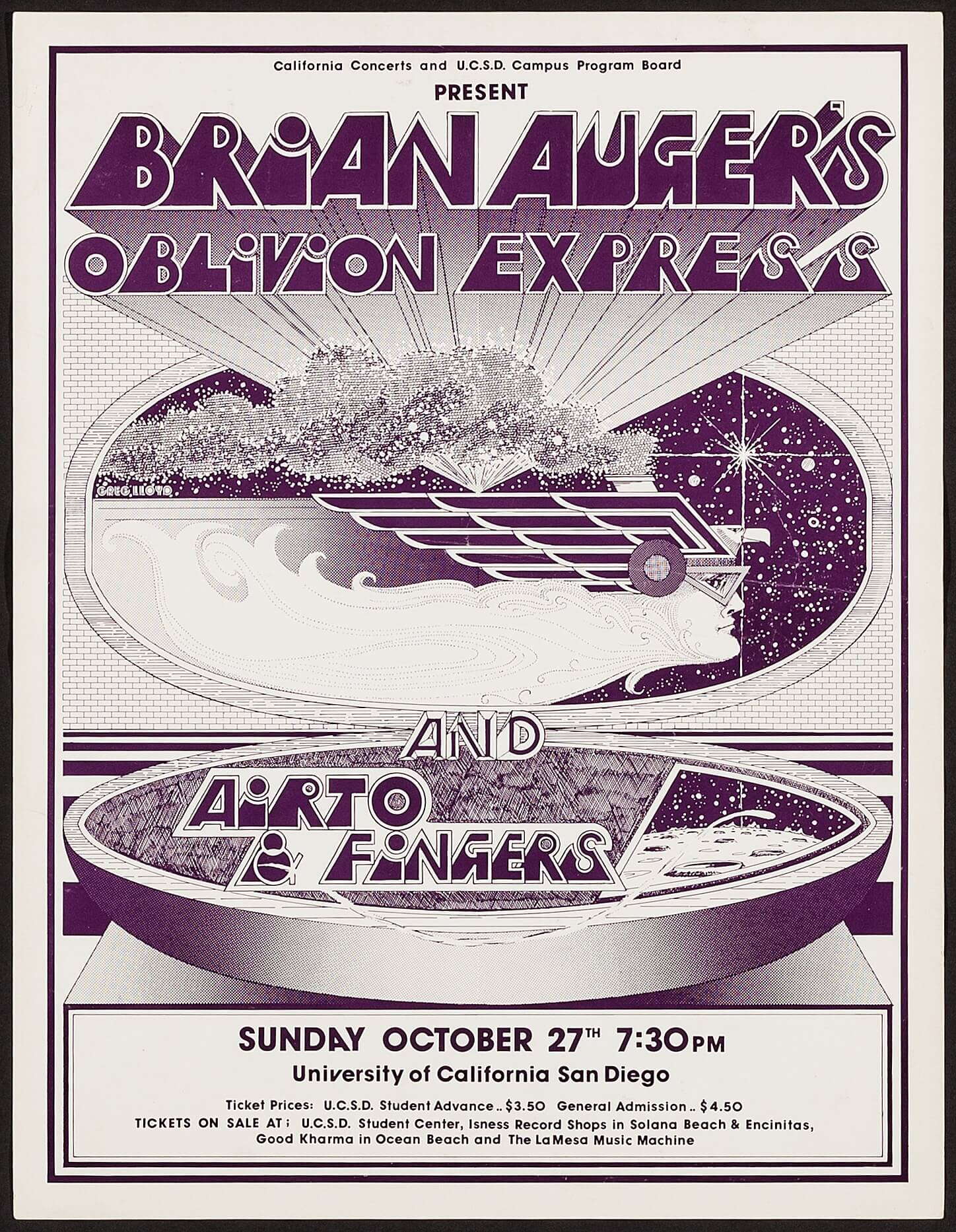 Brian Auger's Oblivion Express at the University of California San | Lot  #51109 | Heritage Auctions