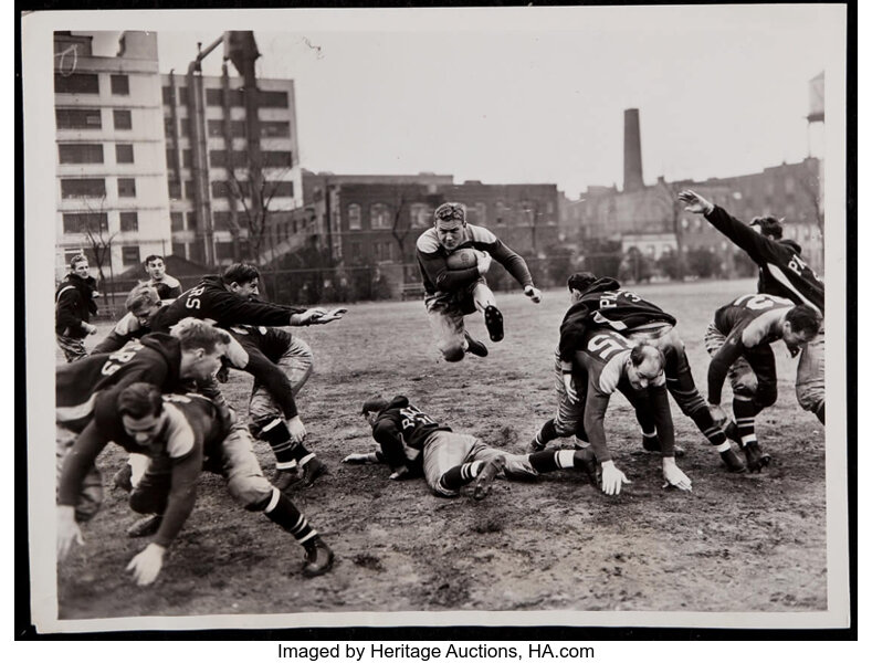 1937 Green Bay Packers Original News Photograph - Featuring