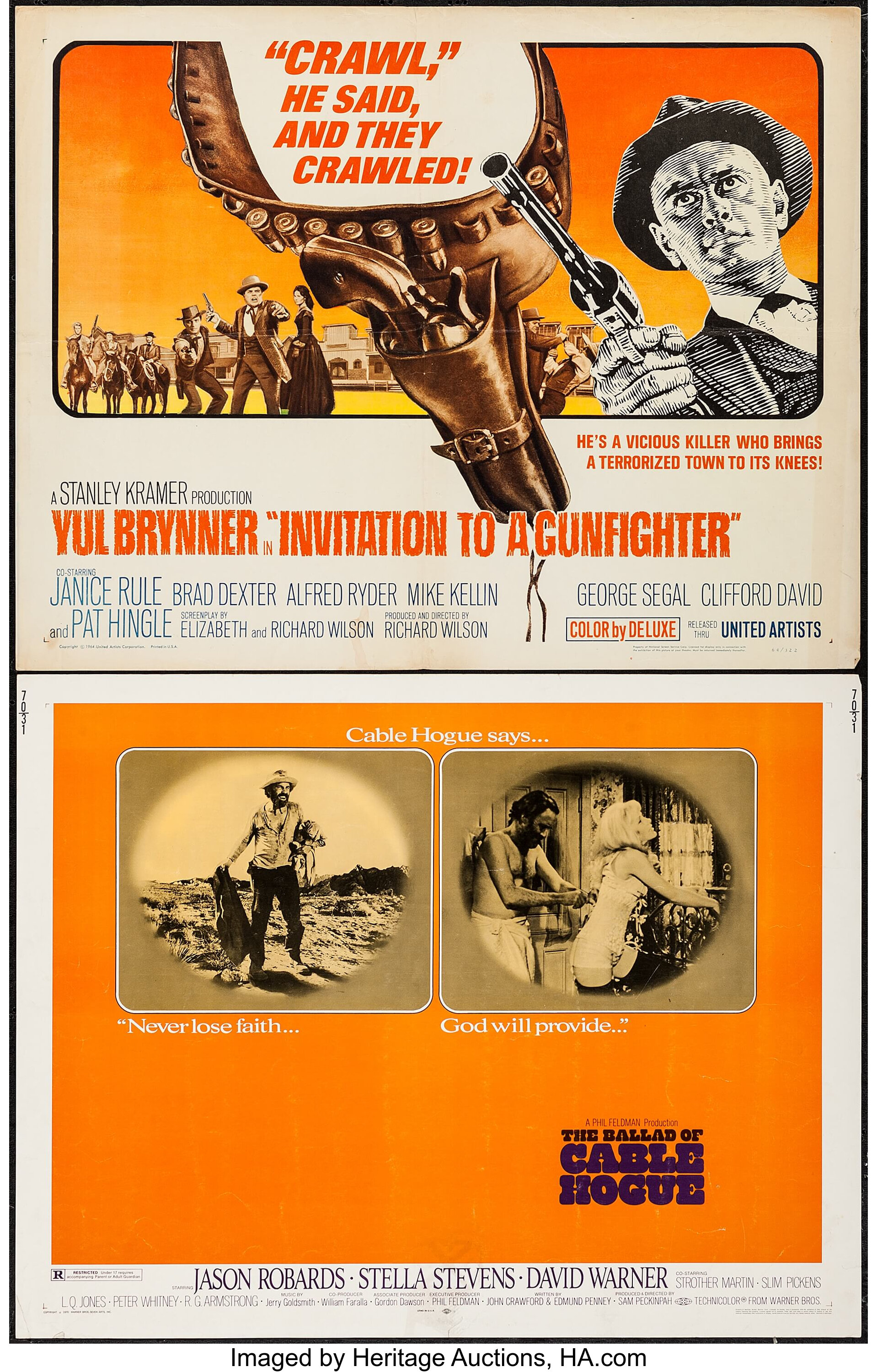 Invitation to a Gunfighter (1964) - gunfighter or con artist? - item by IMDb