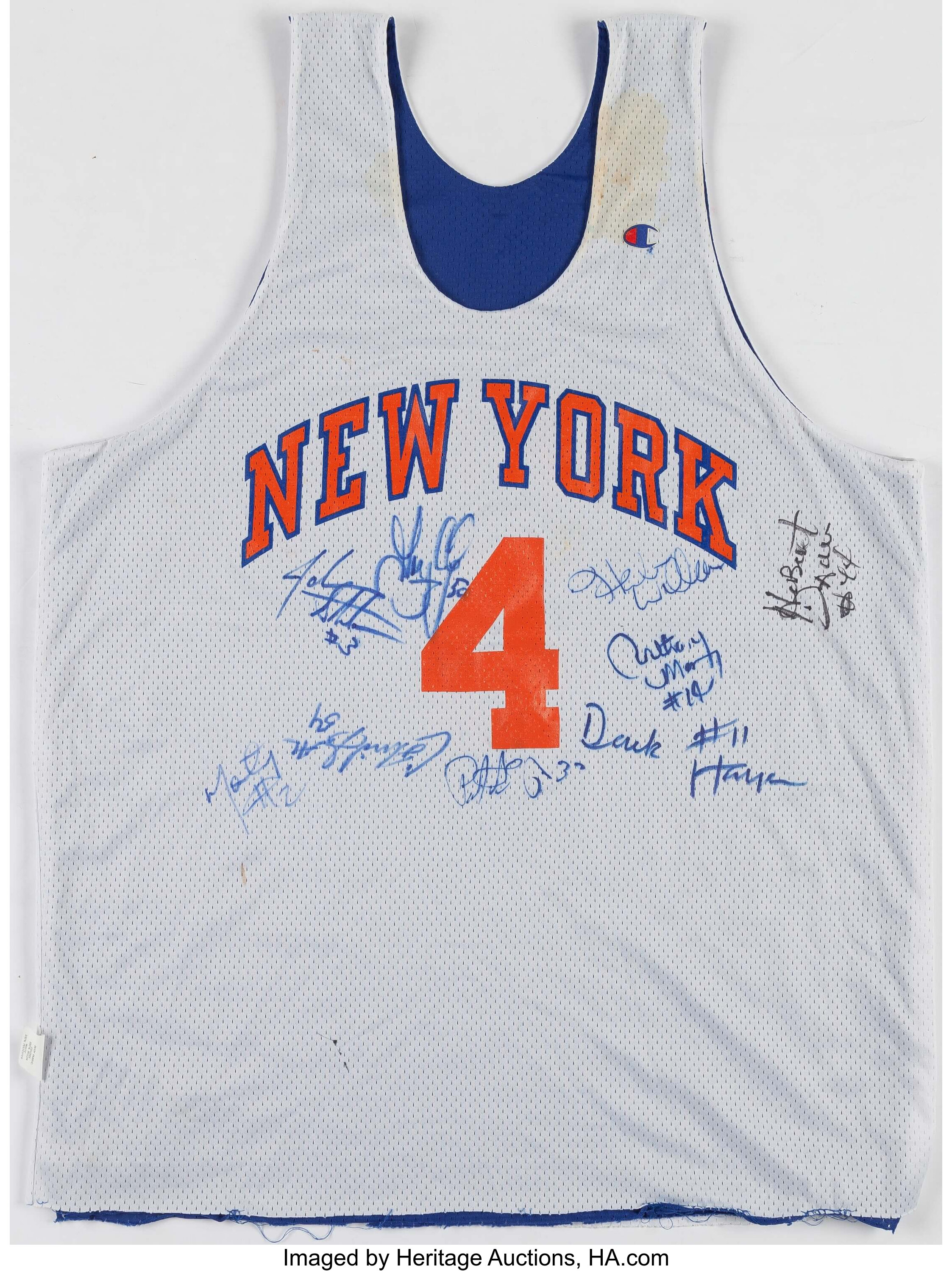 Lot Detail - Mid 1990s Anthony Mason New York Knicks Game-Used &  Autographed Shoes