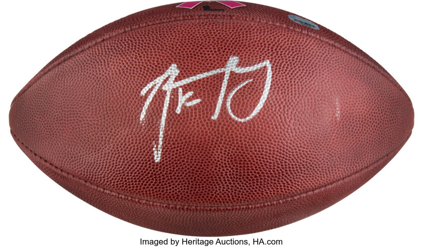 AARON RODGERS SIGNED AUTOGRAPHED WILSON FOOTBALL GREEN BAY PACKERS