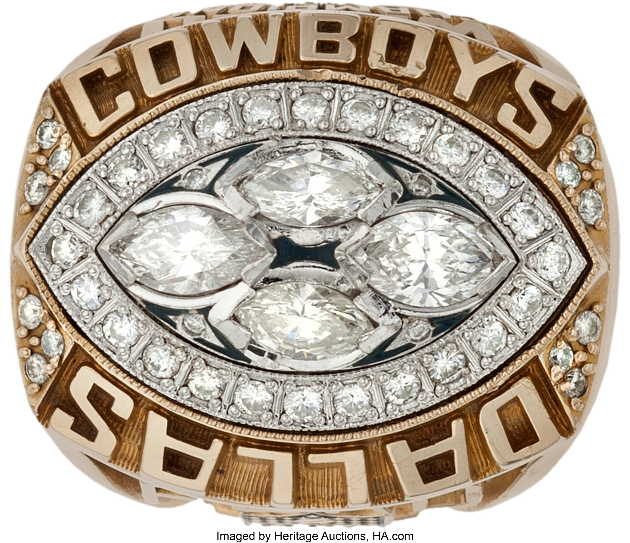 1993 Dallas Cowboys Super Bowl XXVIII Championship Ring Presented, Lot  #80141