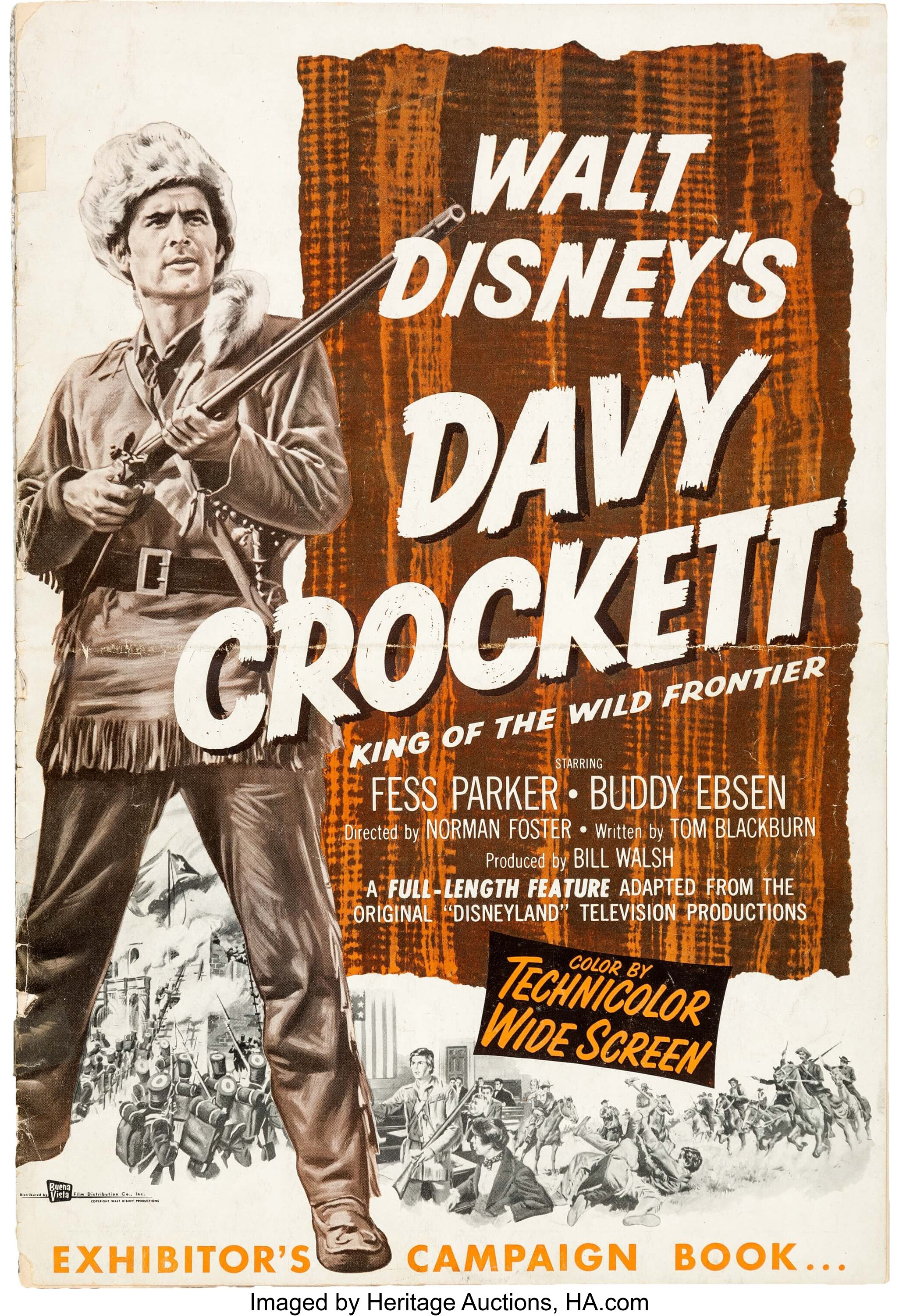 Vintage Davy Crockett Stamp Book