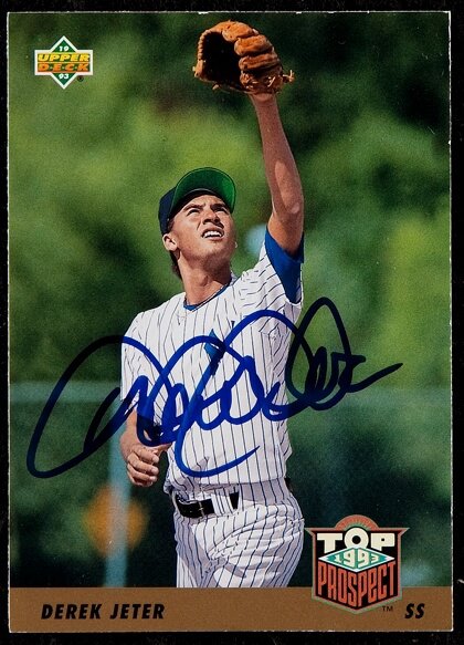 Derek Jeter Autographs Coming from Topps