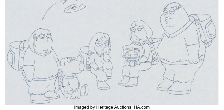 Family deals guy drawings