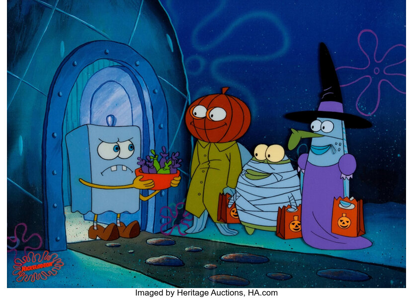 SpongeBob SquarePants Production Cel (Nickelodeon, 1999)., Lot #14096