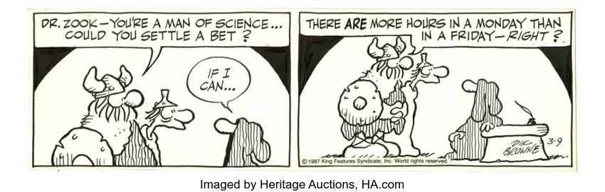 Dik Browne - Hagar the Horrible Daily Comic Strip Original Art  Lot  17303  Heritage Auctions