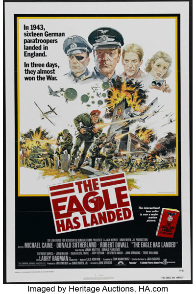 The Eagle Has Landed Columbia 1976 One Sheet 27 X Lot