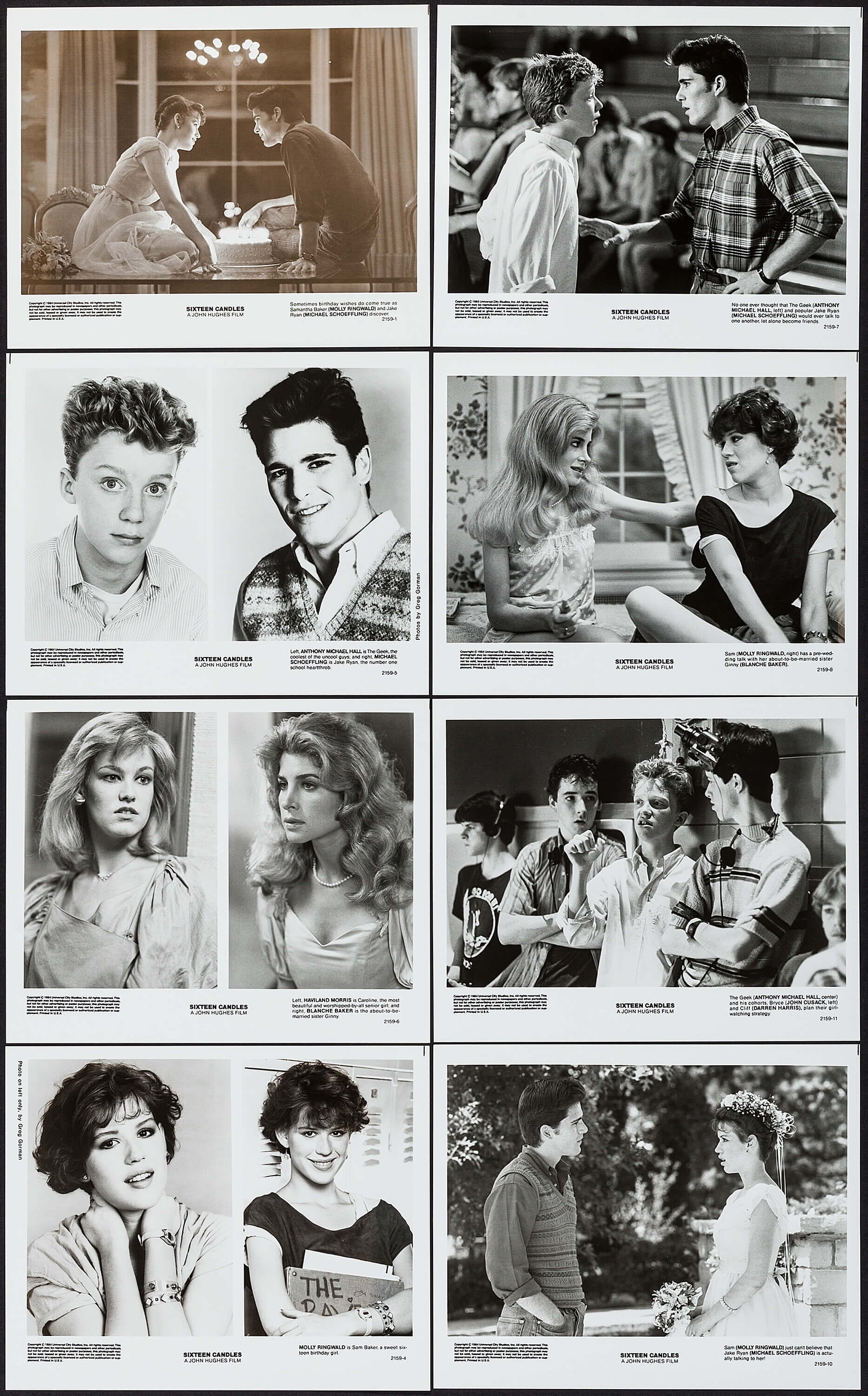 Sixteen Candles Universal 1984 Photos 16 8 X 10 Color Lot 54357 Heritage Auctions
