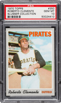 Roberto Clemente 1971 Topps Baseball Card #630 PSA Graded NM-MT 8