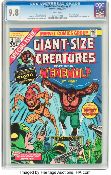 Werewolf By Night # 18 Vintage June 1974