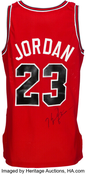 1990-91 Michael Jordan Game Worn & Signed Chicago Bulls