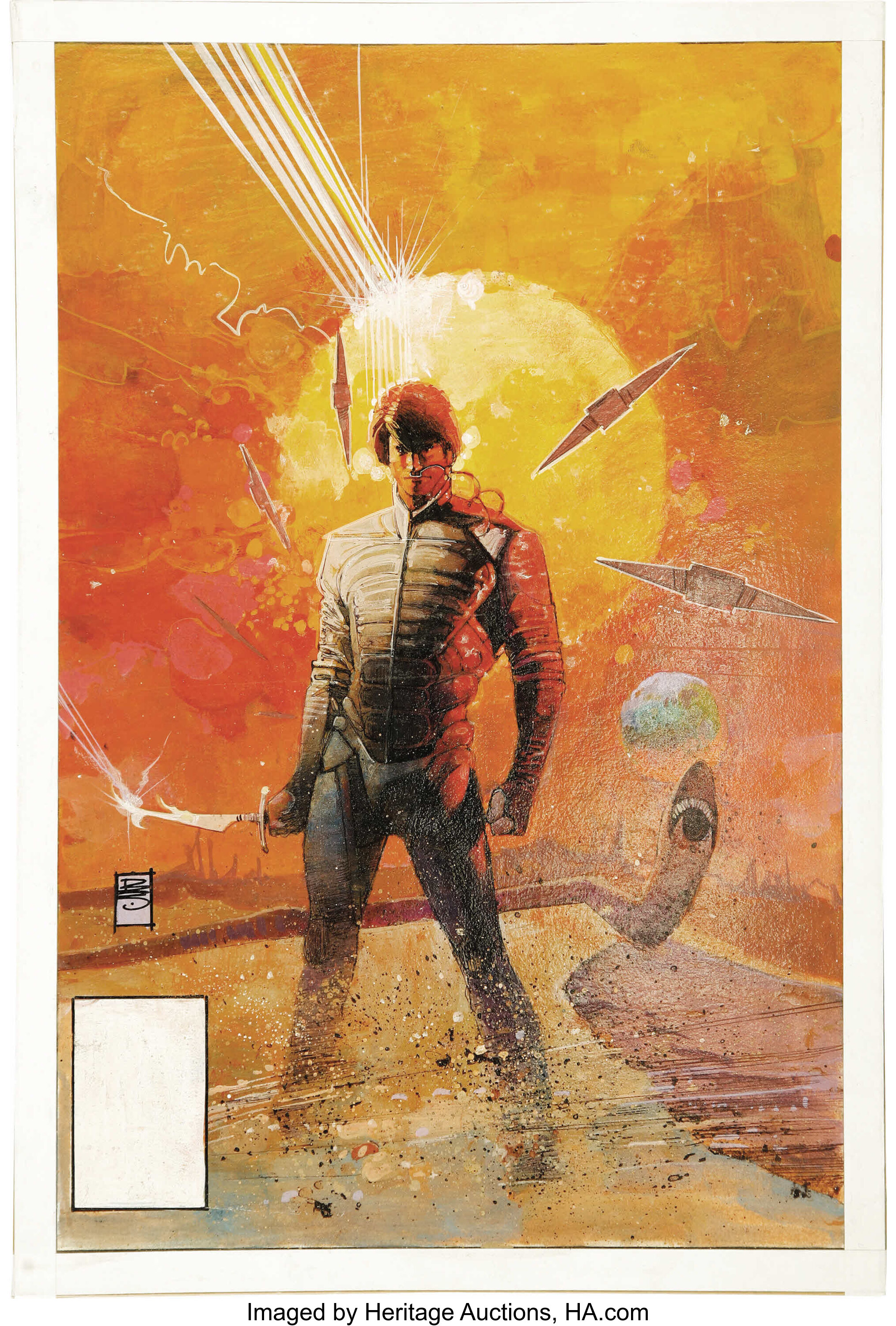 Bill Sienkiewicz - Dune the Official Comic Book Paperback Cover | Lot